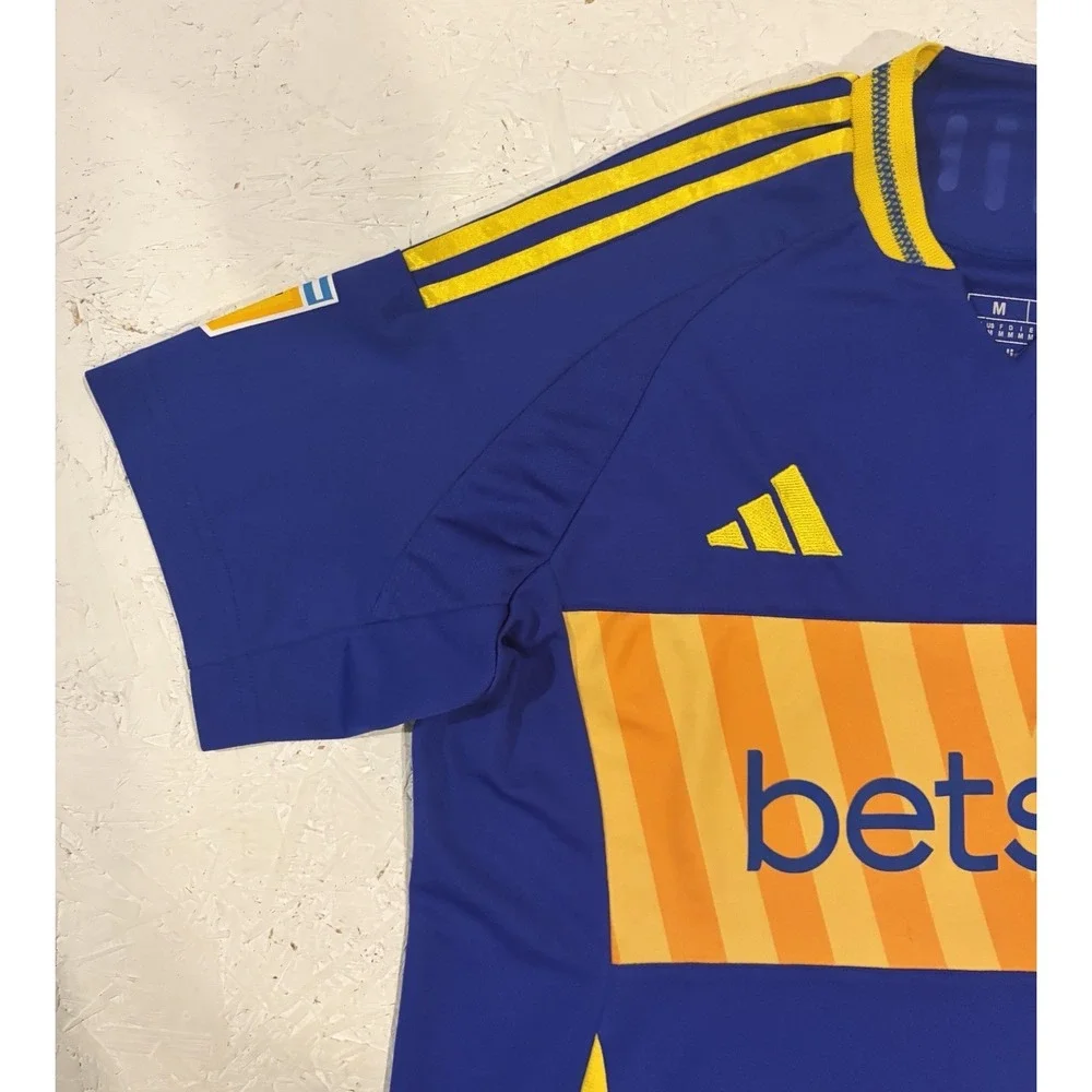Club Atletico Boca Juniors Adidas 2024 Home Jersey Size Medium Slim Soccer